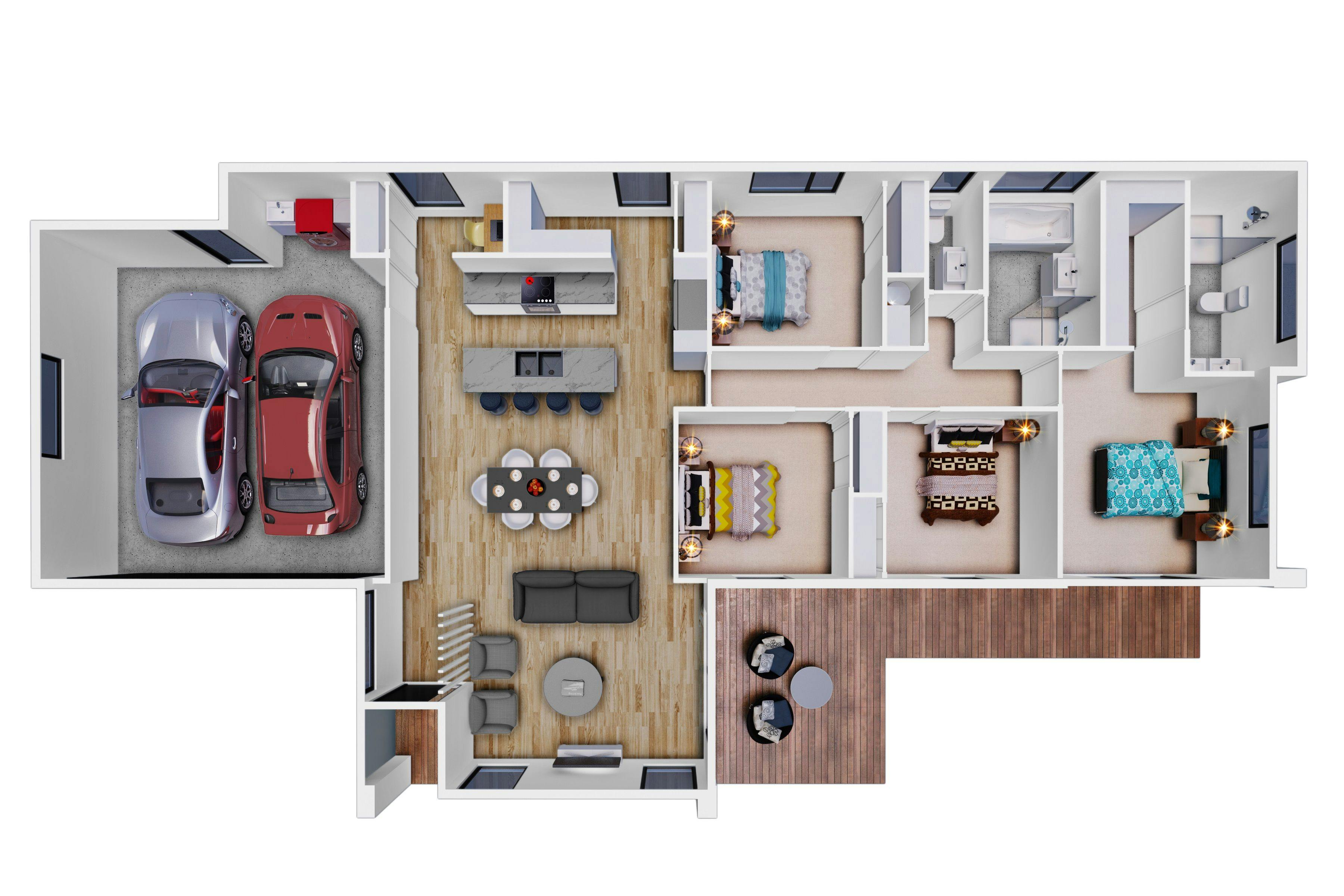 Christchurch Lot 12 3D Floor Plan